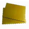 Prato Quadrado dourado (28x28cm)