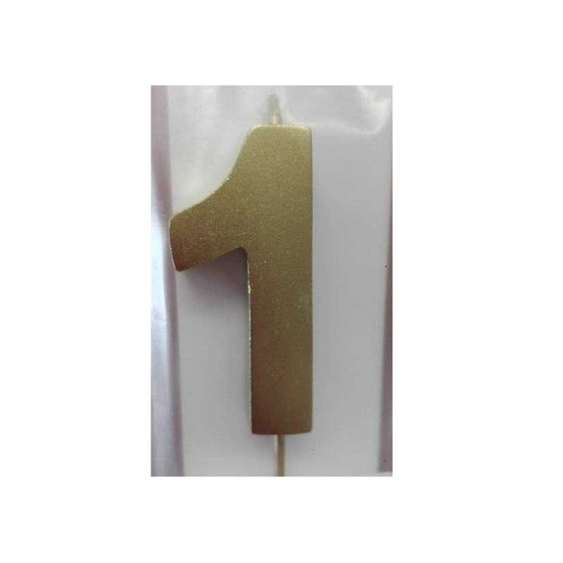Velas número Ouro 5.5cm