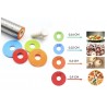 Rolo inox 35cm com anéis