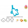 Molde silicone boneco / menino multiusos Tescoma
