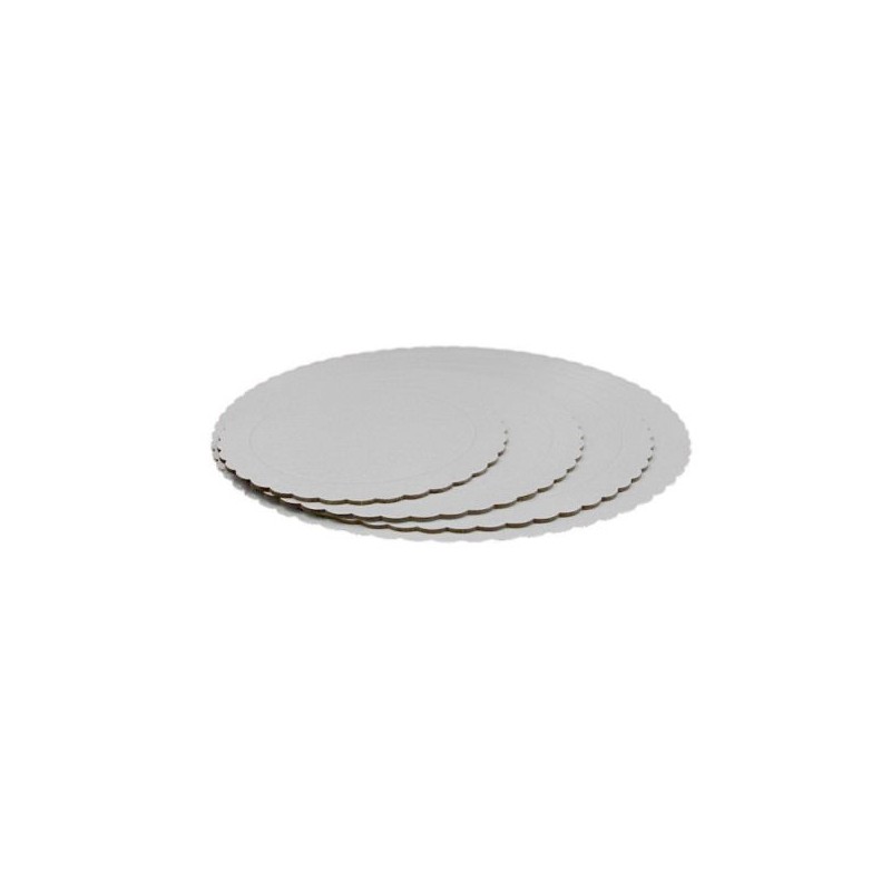 Prato redondo 32cm branco (grossura 3mm)