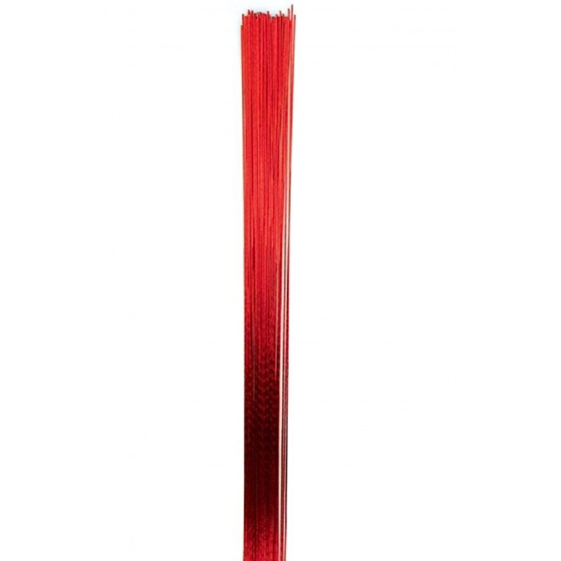 24 Arames para Flor Vermelho