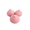 Suspiros rosa lisos