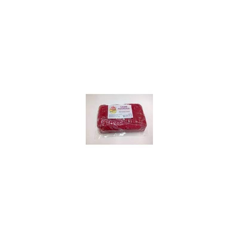 Pasta de açúcar bordô