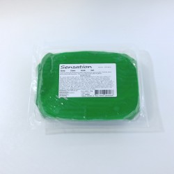 Pasta de açúcar verde