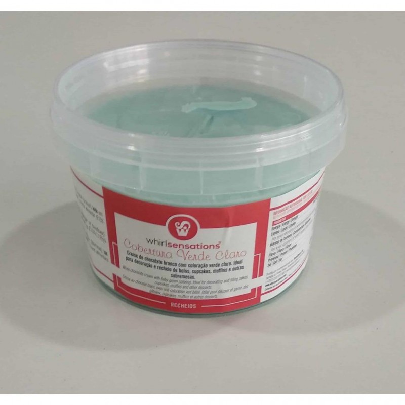 Cobertura Ganache verde claro 500g
