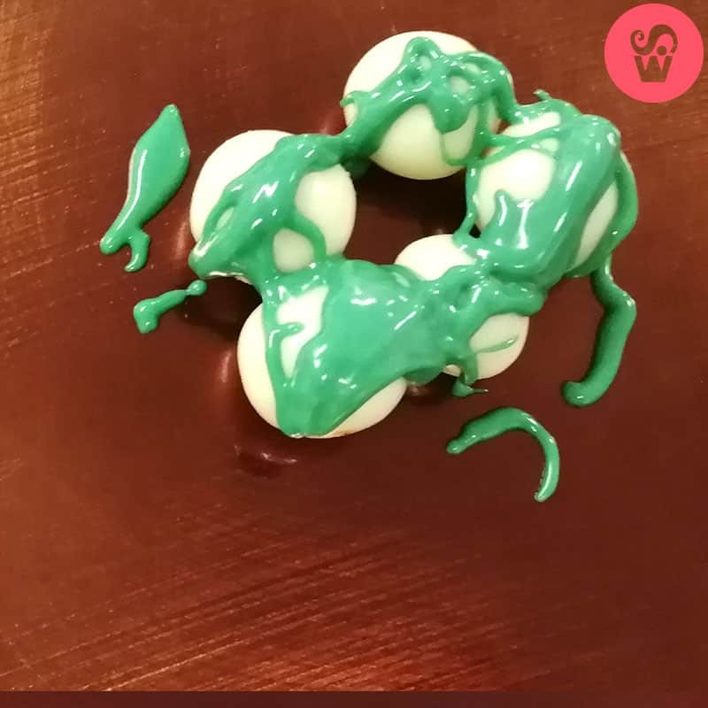 Cobertura Ganache verde 500g