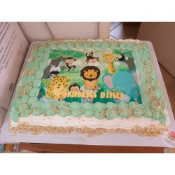 Bolo cobertura creme c/hóstia personalizada