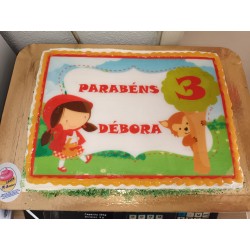 Bolo cobertura creme c/hóstia personalizada