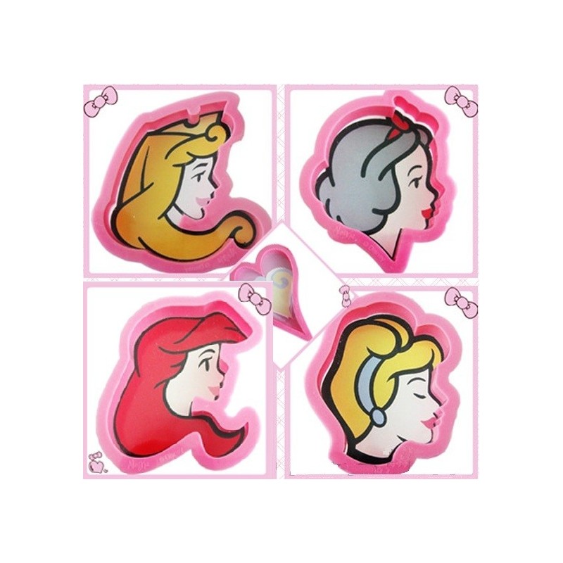 Cortantes 4 Princesas e 1 Coração
